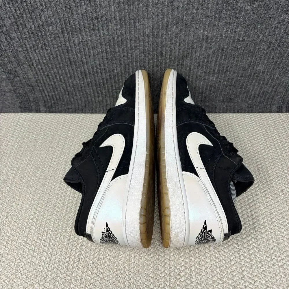 Nike Air Jordan 1 Low SE Diamond Shorts Black White Shoes Mens 11 DH6931-001